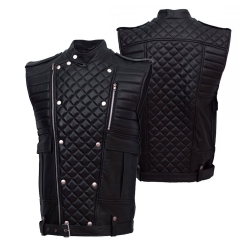 Leather vest